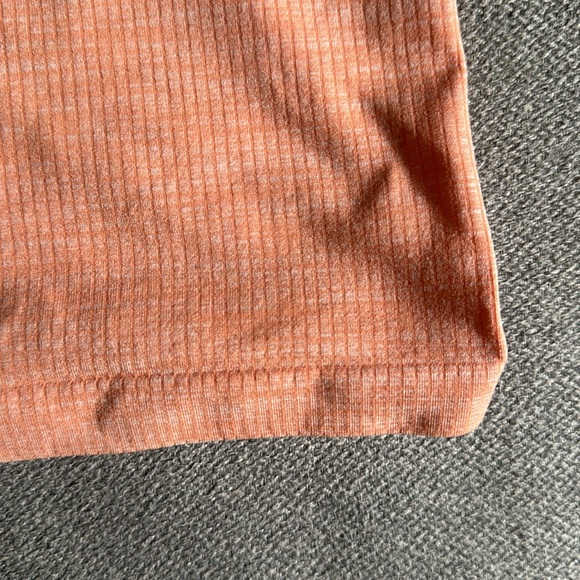 Athleta renew heather orange seamless tank top racer back XS - Picture 4 of 6